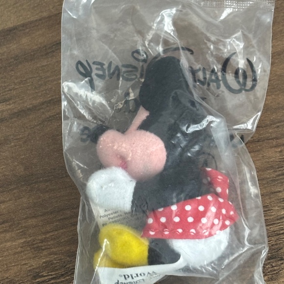 DISNEY World Mini Bean Bag Plush MINNIE MOUSE Kellogg’s Cereal Promo Toy 2001 - Picture 4 of 5